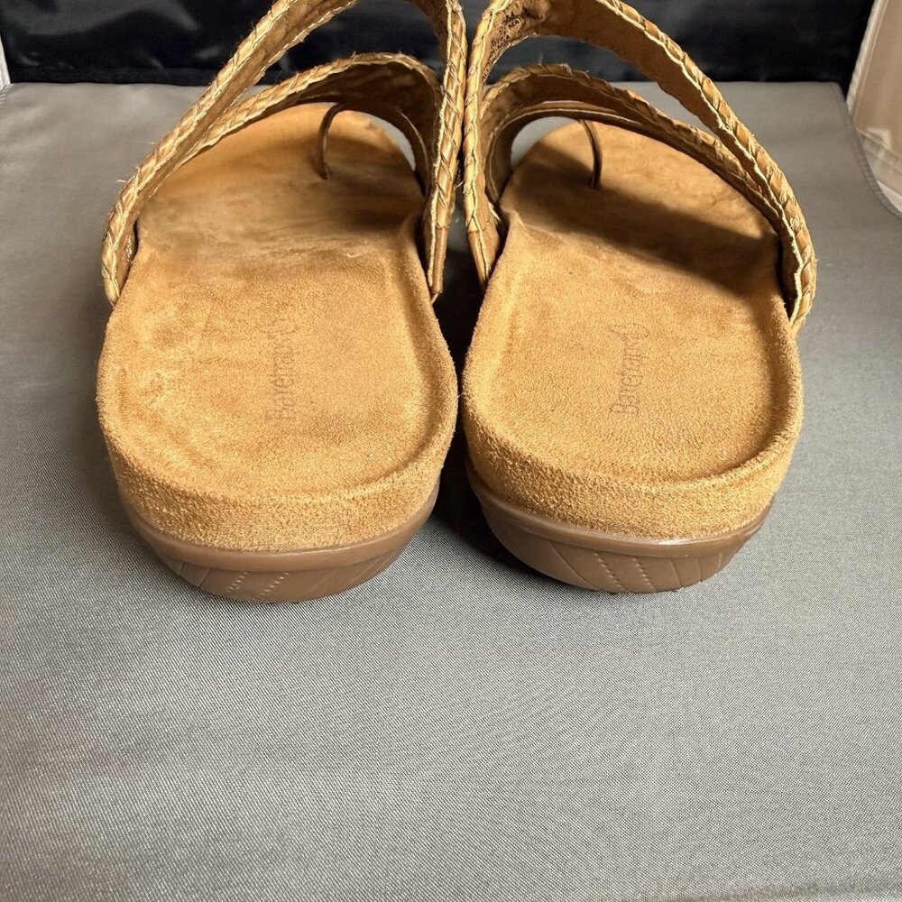 Baretraps Jonelle Woven Size 9.5 Tan Brown Toe Loop Women's Sandals  Flip-Flop - Picture 7 of 7